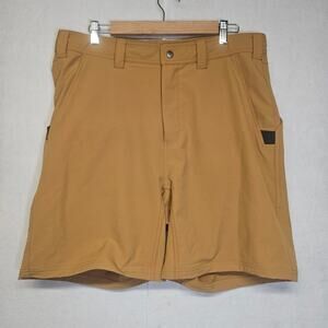 Western Rise Shorts Performance Stretch Hiking Outdoors Coyote Brown Size L
